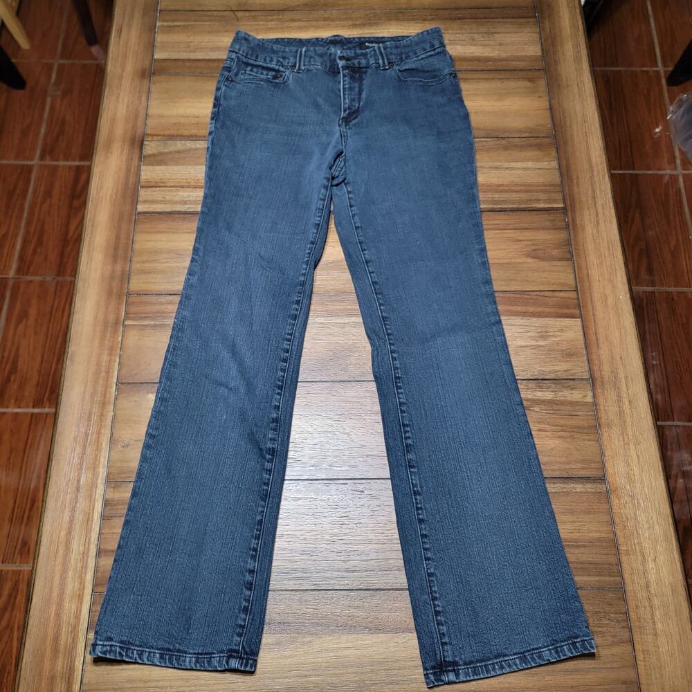 Seven7 Dark Blue Regular Boot Cut Jeans - Size 6
